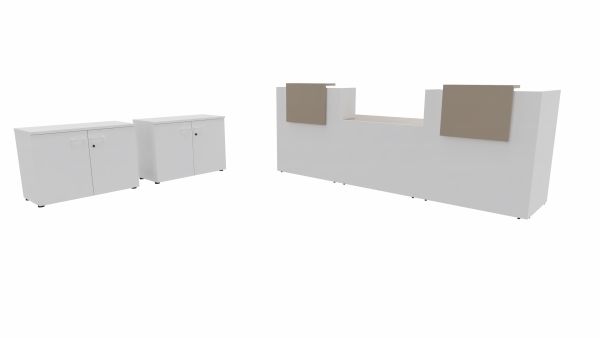 Banque d'accueil L300 Module bas central